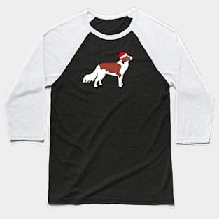 Christmas Kooiker Dog Baseball T-Shirt